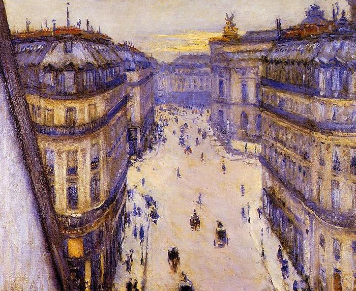 Gustave Caillebotte Rue Halevy china oil painting image